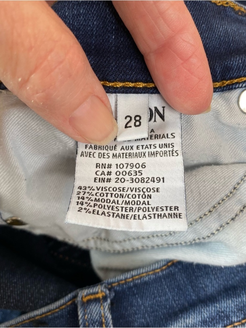 Hudson Women's NICO Midrise Super Skinny Jeans Dark Wash Size 28 - Picture 7 of 12